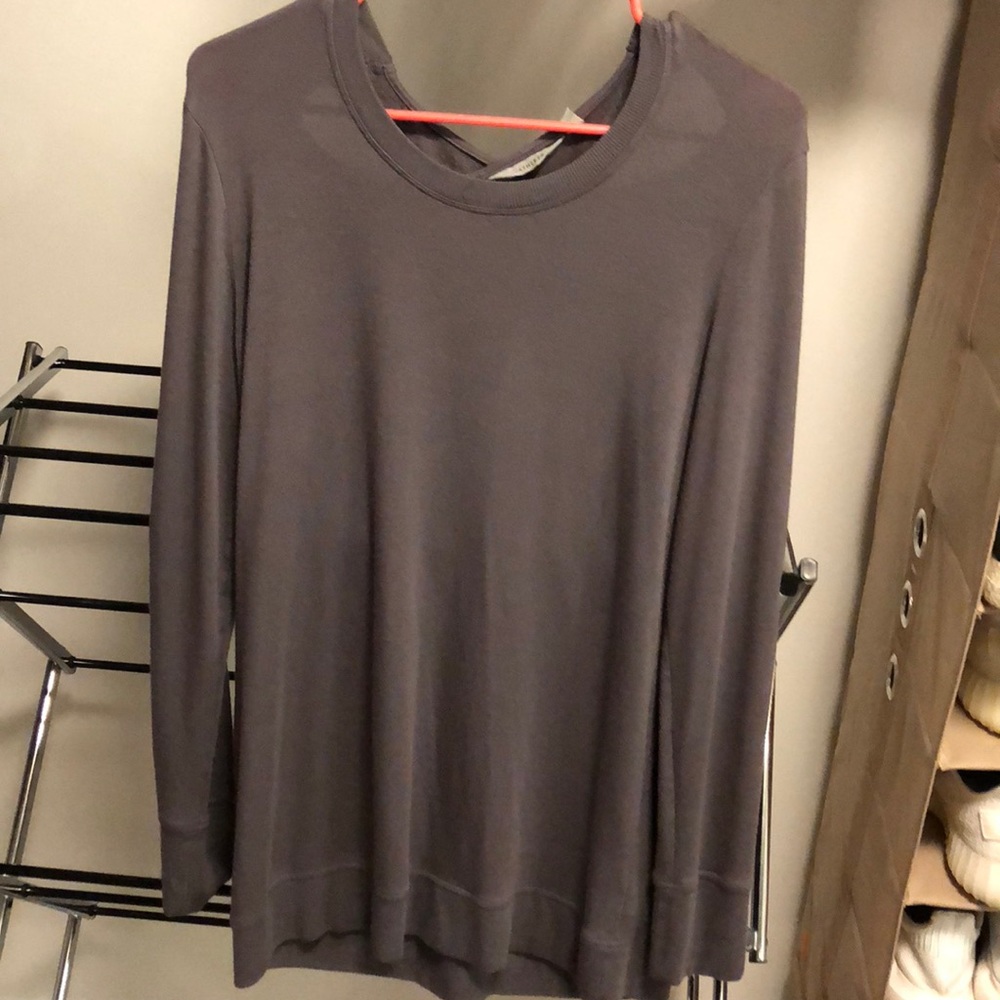 Athleta open back long sleeve sweater